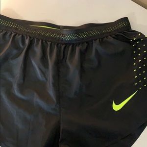 Nike shorts black and yellow